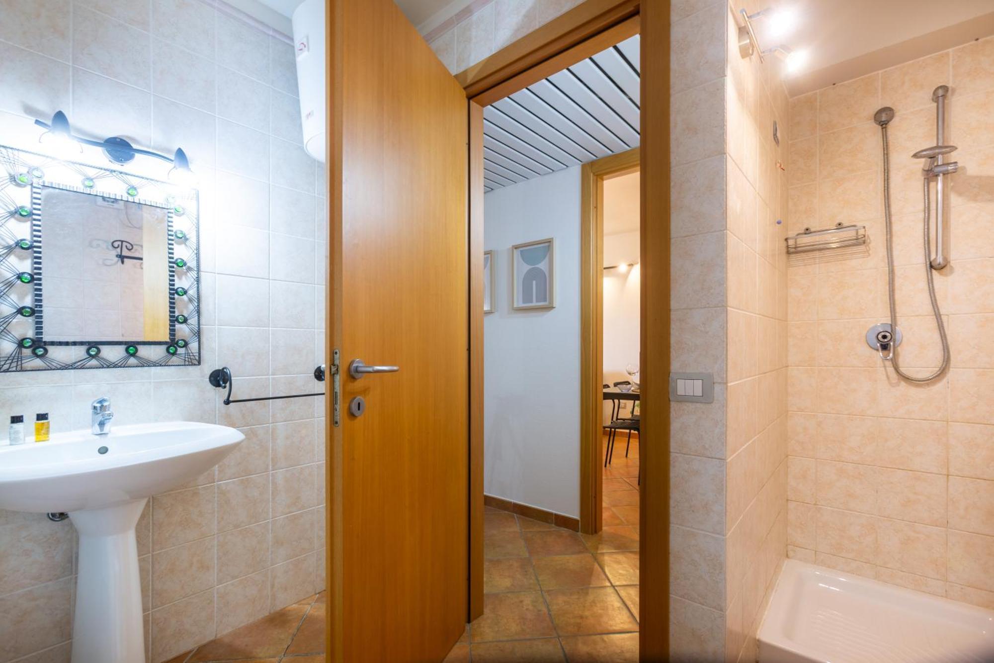 Aetos Home With Shared Swimming Pool - Porto Pino Hill Exterior foto